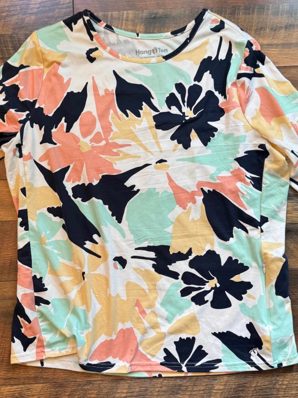 Hang Ten size XXL Long sleeve UV protection sun tee rash guard UPF 50+